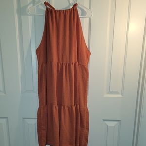 Womens tiered halter neck dress size XL